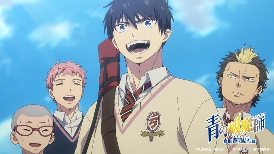3ª temporada do Blue Exorcist revela novo trailer, visual e muito mais na Jump Festa 2024