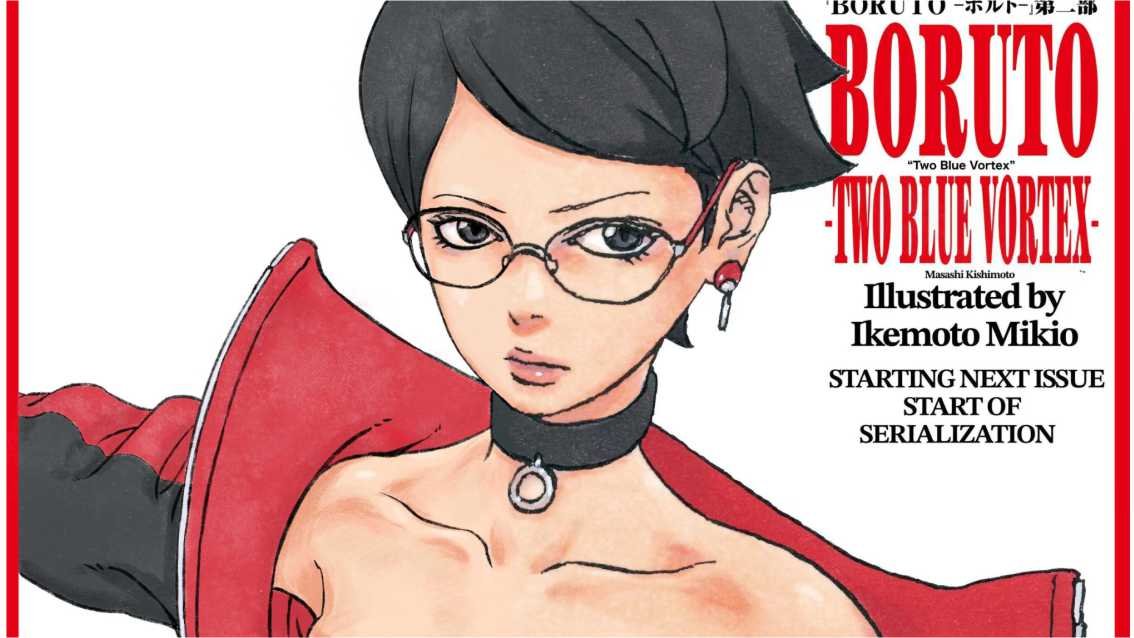 Sarada chegará ao nível de Boruto e Kawaki O futuro do Uchiha em Two Blue Vortex