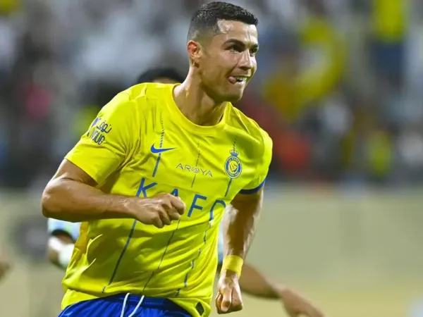 Cristiano Ronaldo reage quando o Al-Nassr venceu o Al-Feiha para chegar às quartas de final da Liga dos Campeões da AFC 1 Cristiano Ronaldo reage quando o Al Nassr venceu o Al Feiha para chegar às quartas de final da Liga dos Campeões da AFC