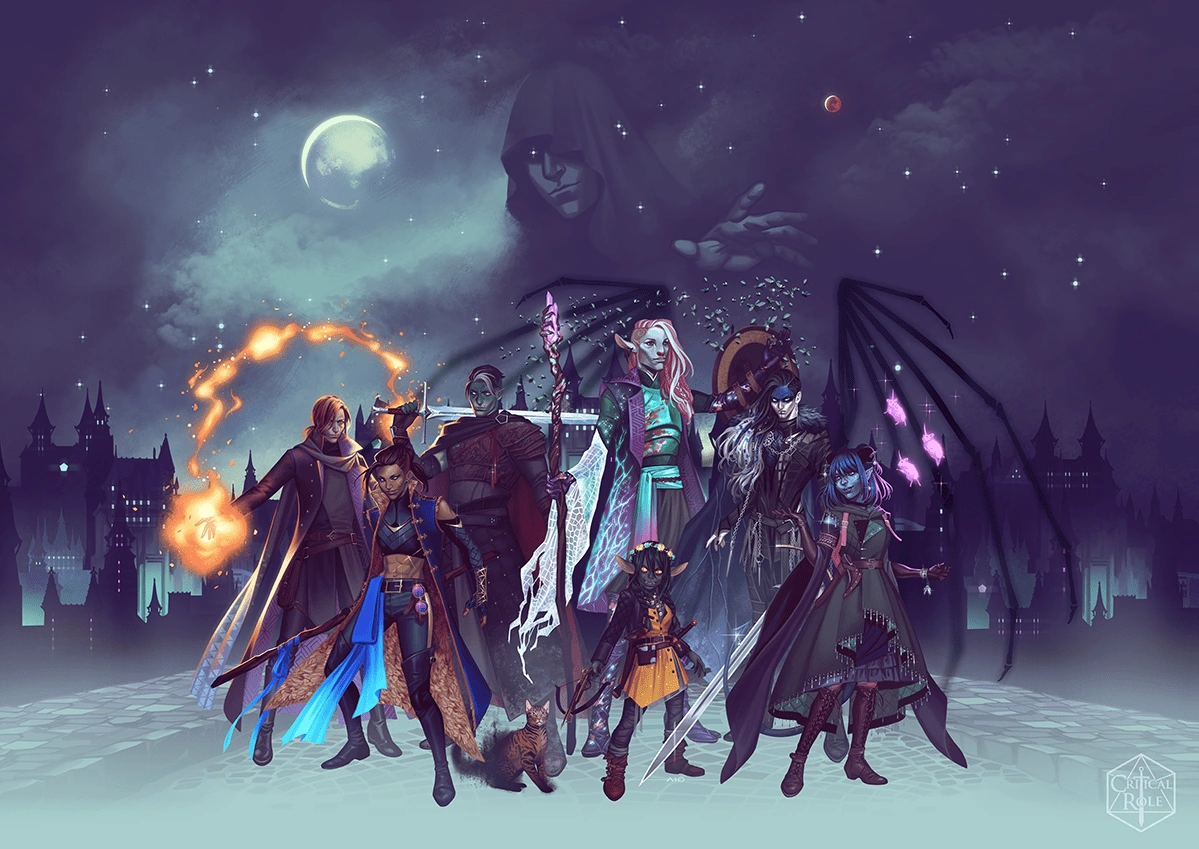 A série animada Mighty Nein da Critical Role está em produção