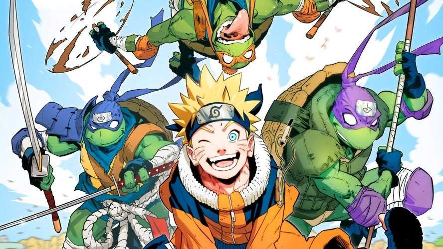 Naruto se junta às Tartarugas Ninjas Mutantes em uma nova série de quadrinhos