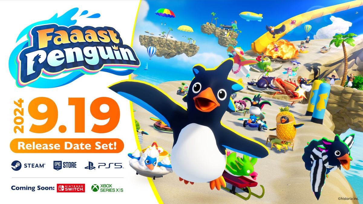 Faaast Penguin será lançado em 20 de setembro