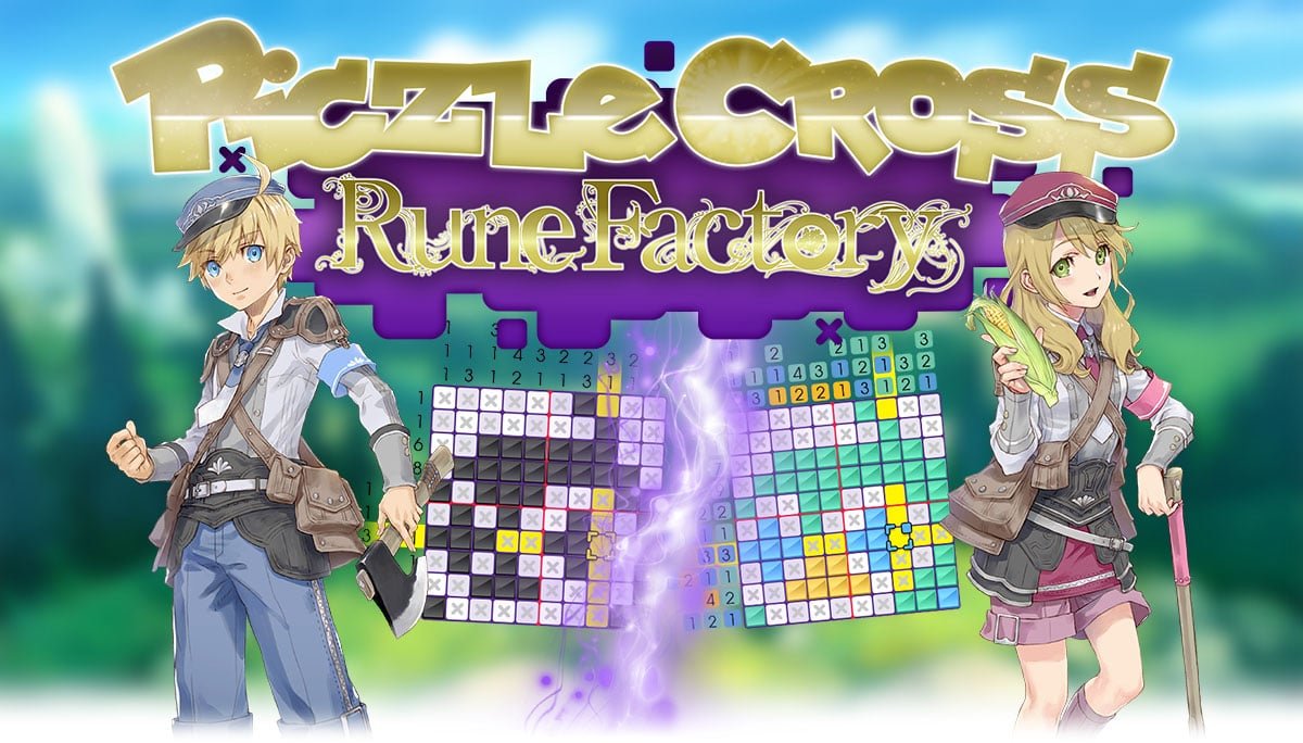 Piczle Cross Rune Factory anunciado para plataformas de Nintendo Switch e PC
