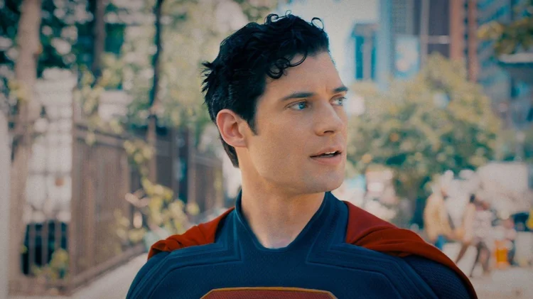 Foto do set de Superman